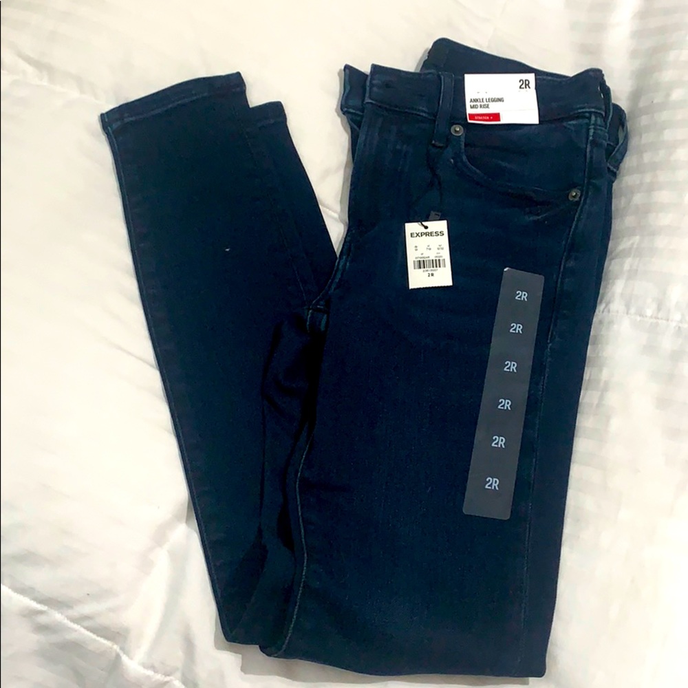 NWT Express ankle legging mid rise skinny jeans